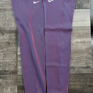 Nike Pro Elite Running Leg Sleeves Olympics Blue Red Made In USA BV1323-XXX Sz s